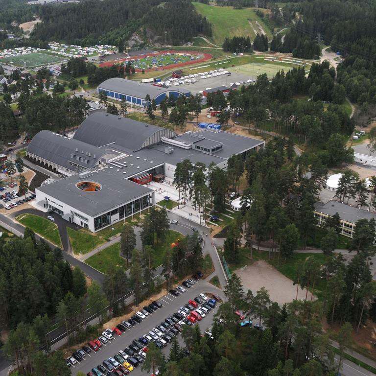 Hotell Fritidsparken Skien Buitenkant foto