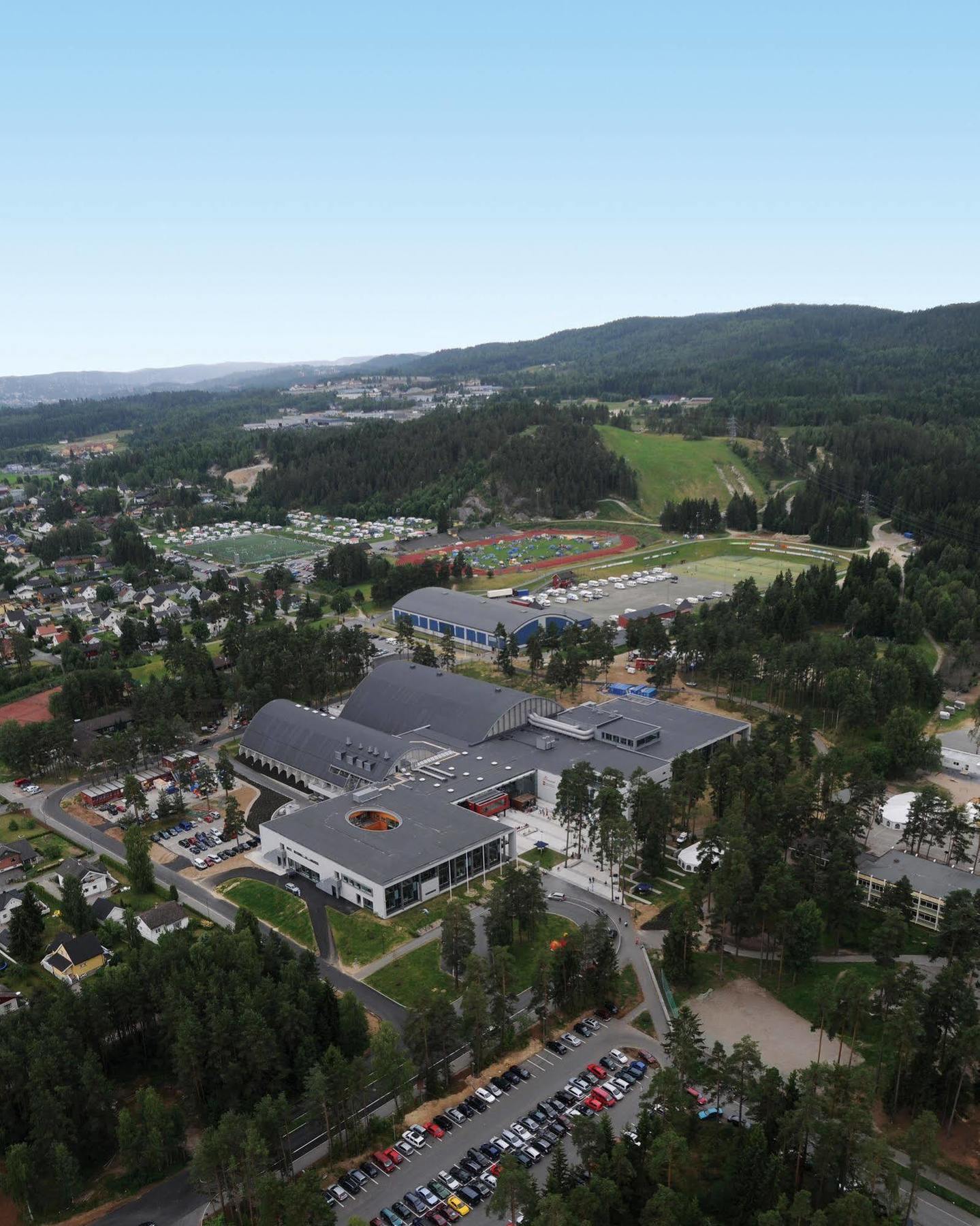 Hotell Fritidsparken Skien Buitenkant foto